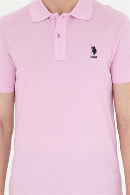 U. S. Polo Assn / Мужская розовая базовая футболка - U.s. polo assn фото 6