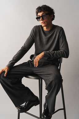 Jersey de lana Slim Fit