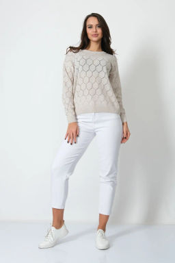 Джемпер М 3083/молочный