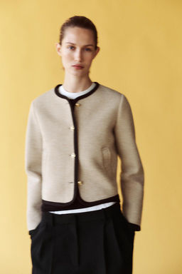 SHORT JACKET WITH TRIMS - Zara фото 4