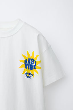 CAMSETA ESTAMPADO SURFER / Blanco - Zara фото 3