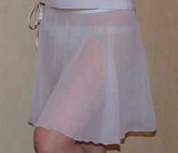 1057 Юбка для танцев и балета из шифона