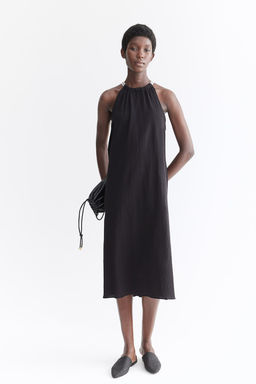 Vestido de algodon con cordon de ajuste