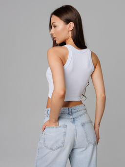 Майка женская кашкорсе белая 2049 (9) - Lingeamo фото 6