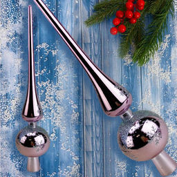 Елочное украшение верхушка пика на елку 28см