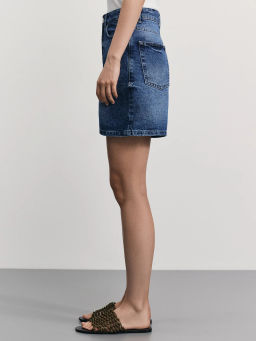 Джинсовые шорты А-силуэта / Zarina  фото 4