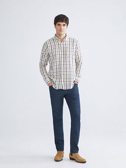 Regular Fit Uzun Kollu Ekose Arm?rl? Erkek G?mlek