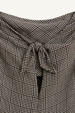 LIMITED EDITION CHECKED DRESS WITH BOX PLEATS - Zara фото 7