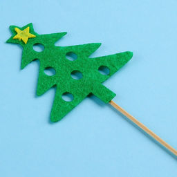Шпажки из фетра Ёлочка, набор 3 шт. - Страна карнавалия фото 3