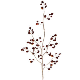 Ветка декоративная "Изящный шарм" 76 см, Шоколад