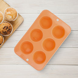 Форма для маффинов силиконовая APRICOT 6 ячеек
