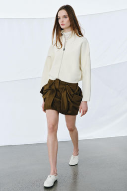 ZIP-UP KNIT CARDIGAN