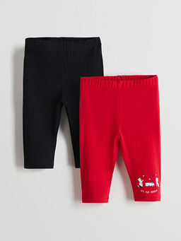 Beli Lastikli K?z ?ocuk Tayt 2li