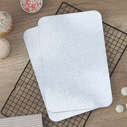 Набор Пикник,формы из фольги 2235 мл-2 шт,крышка для форм-2 шт,вилка, нож,салфетки по 6 шт - Доляна фото 8