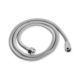 Душевой шланг ZEIN Z45PS, растягивающейся, 150-200 см, гайки металл 1/2", нержавеющая сталь, Имп/Имп