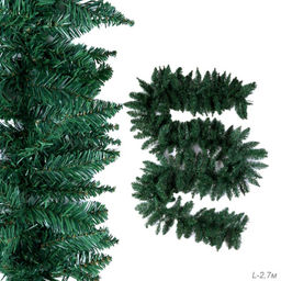 Гирлянда из елочных веток искусственная 2,7 метра 240 веток / WA-4 /уп 30/Новый год