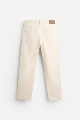 TEXTURED COTTON TROUSERS - Zara фото 8