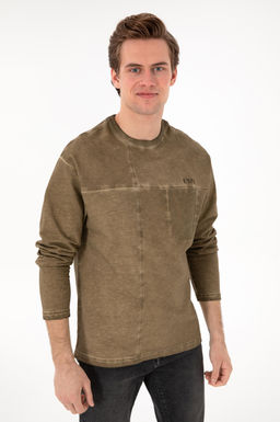 Скидка толстовка мужского хаки в корзине - U.s. polo assn фото 10