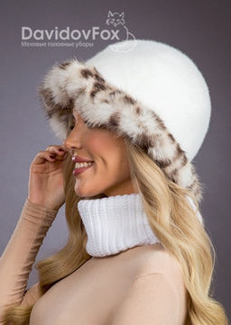 Шапка Шляпка экомех волна рысь