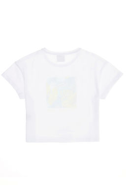 Белая футболка с круглым вырезом для девочек Неожиданная скидка в корзине - U.s. polo assn фото 2