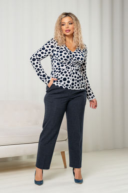 Блузка ТБ-109 крупный горох - Angelika фото 2