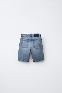 BERMUDA DENIM ROTOS / Azul medio - Zara фото 2