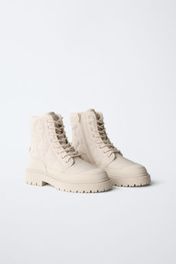 QUILTED ANKLE BOOTS - Zara фото 2