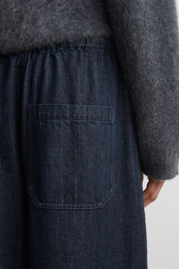 PANTAL?N DENIM WIDE LEG CROP - H&m фото 3