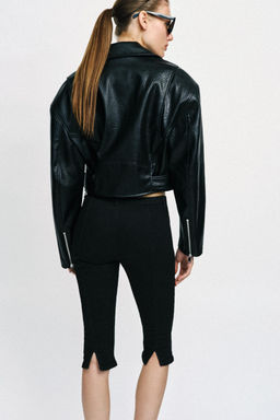 JEANS Z1975 CAPRI TIRO MEDIO CREMALLERAS / Negro