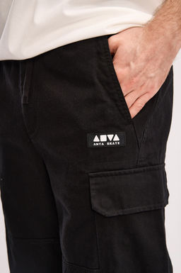 Брюки карго текстильные Черный ANTA SKATE Woven Casual Pants фото 9