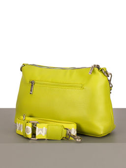 LACCOMA сумка Царина-Л815-лайм эко кожа хлопок фото 2