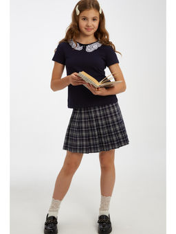 Блузка темно-синий 181230510б - Nota bene фото 2