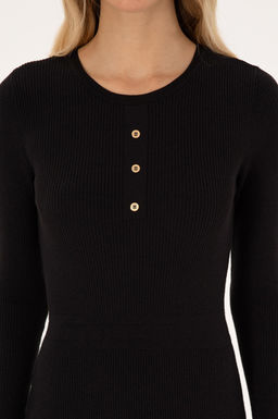 Kad_n Siyah Triko Elbise - U.s. polo assn фото 5