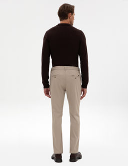 Bej Slim Fit Kanvas Pantolon - Pierre cardin фото 4