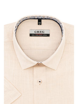 Сорочка мужская короткий рукав GREG 520/201/FLAM/Z/1p