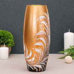 Ваза для цветов «Перо», d=7.5 см, 11×26 см, стекло