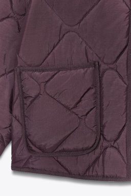 QUILTED JACKET WITH PATCH POCKETS - Zara фото 7