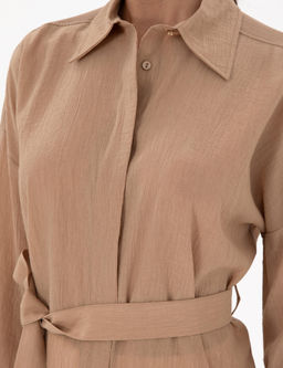 Bej Oversize Uzun Kollu G_mlek - Pierre cardin фото 7