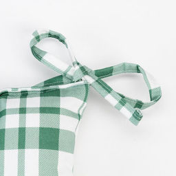 Подушка на стул «Этель» Eucalyptus, 42×42 см, белая