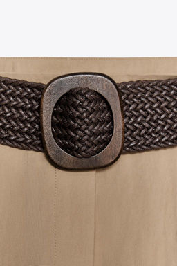 BERMUDA SHORTS WITH DARTS AND BELT - Zara фото 7