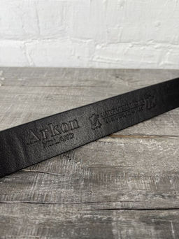 Мужской кожаный ремень Arkon Milano 4013 Темно-Коричневый