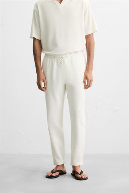 EASY CARE JOGGER WAIST TROUSERS - Zara фото 2
