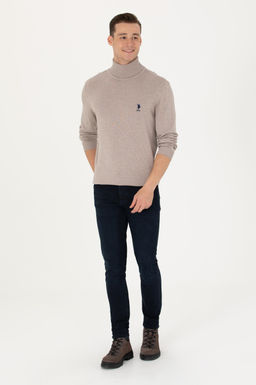 U. S. Polo Assn / Мужской базовый свитер из норки и меланжа - U.s. polo assn фото 16