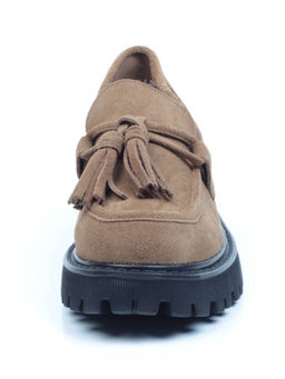 5929-5 BROWN Лоферы женские - No name фото 11