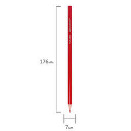 Карандаши цветные BRAUBERG PREMIUM, 6 цветов, трехгранные, грифель 3 мм