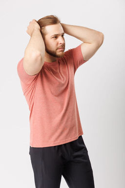 Меланжированная легкая Футболка 60% хлопок; - Relay фото 10