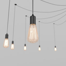 Светильник BayerLux «Паук»,14×40 Вт, E27, чёрный