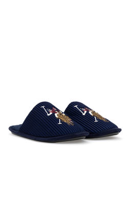 Мужские темно-синие домашние тапочки Неожиданная скидка в корзине