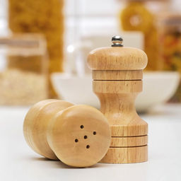 Набор для специй Доляна «Комфорт», 50 мл, 11×10×5 см, 2 предмета: мельница, солонка