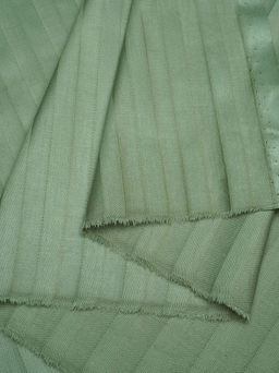 Сатин-страйп цв.Эвкалипт (1см*1см), ш.2.2м, хлопок-100%, 130гр/м.кв - Купава фото 2